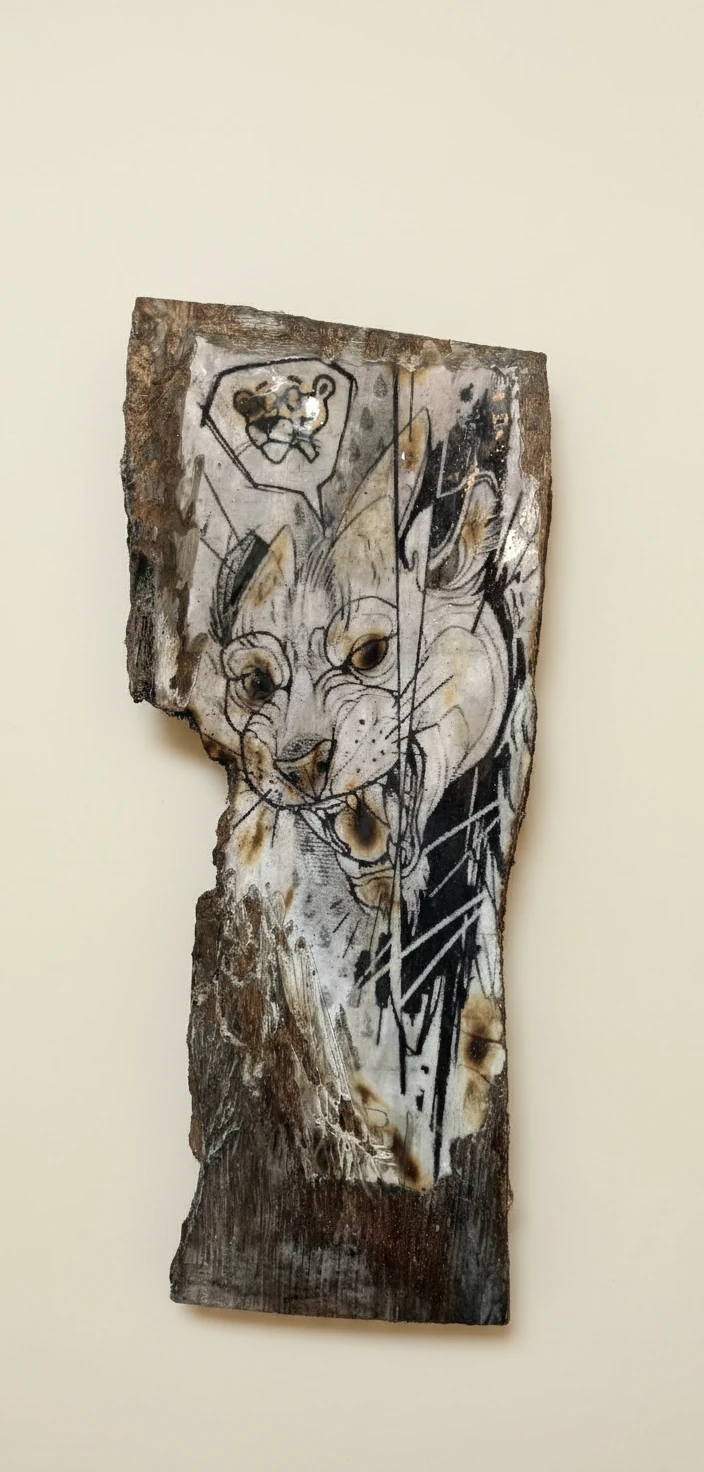 قاب چوبی هنری حیوان – آن‌سوی رام‌شدن